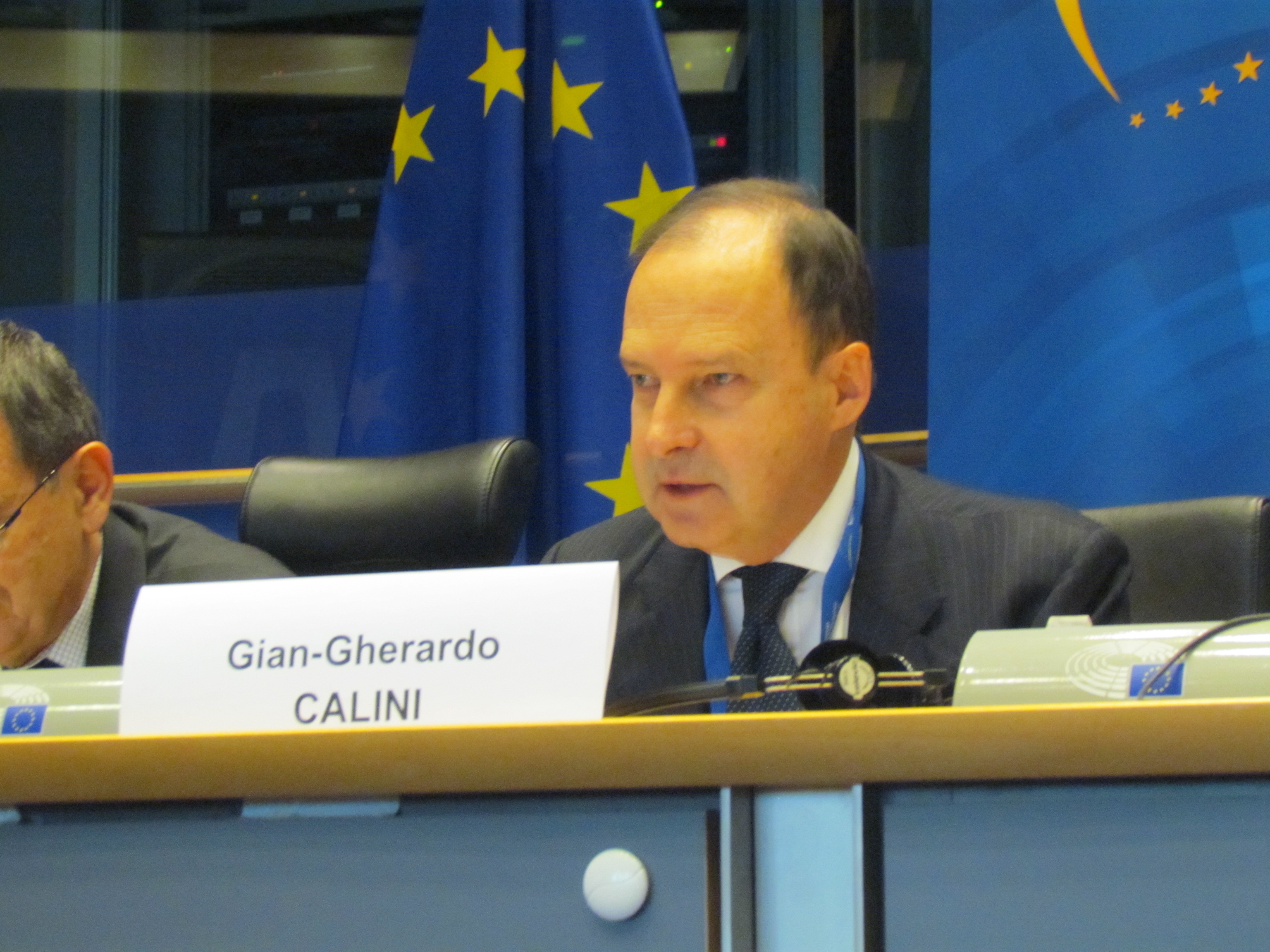 The GSA’s Gian-Gherardo Calini speaking at the EBAA debate