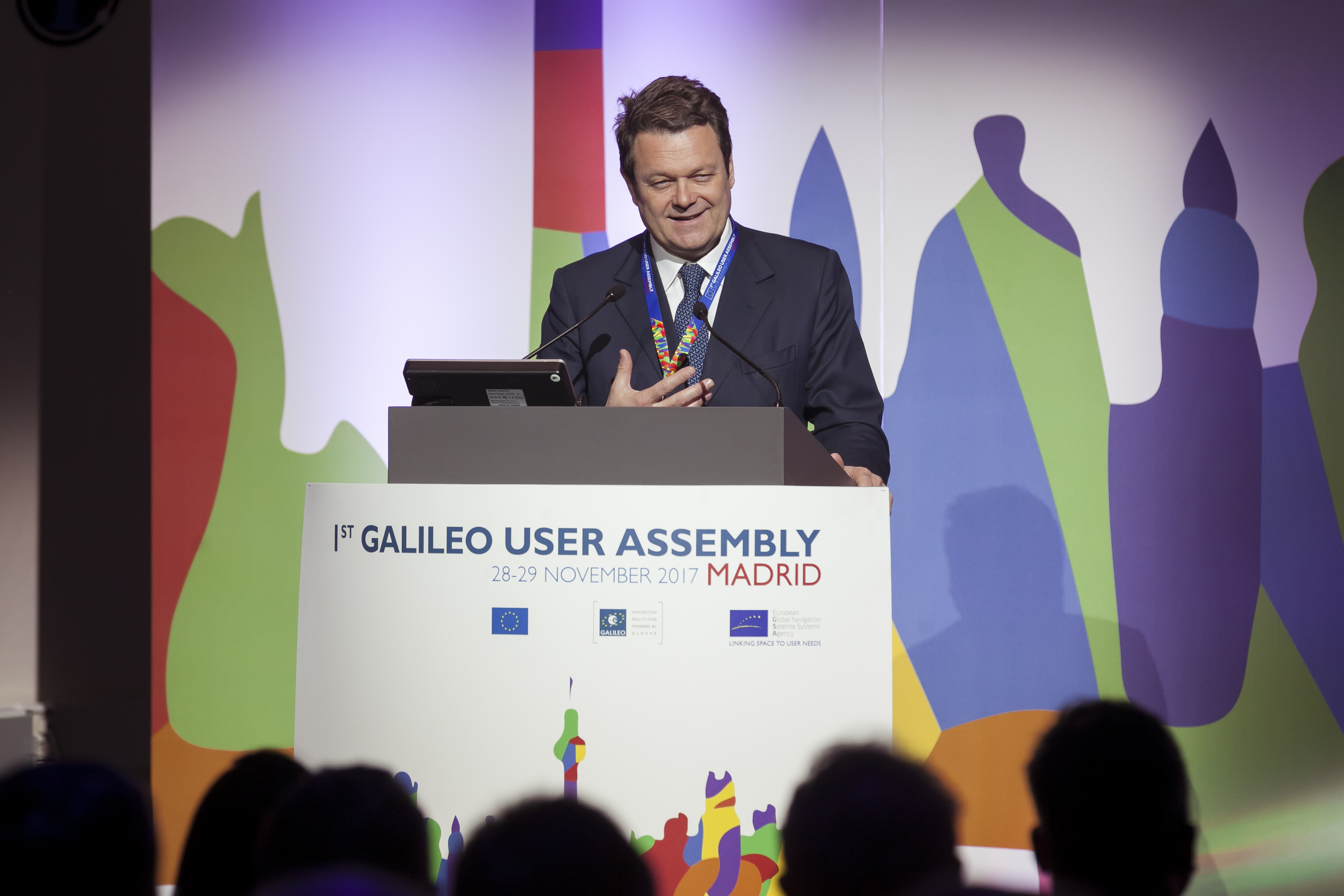 The 1st Galileo User Assembly was opened by GSA Exec Director Carlo des Dorides
